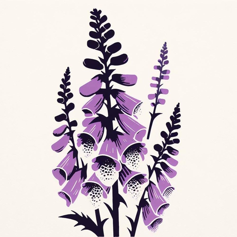 Foxgloves No. 2 Print